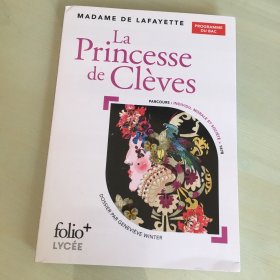 La Princesse de Clèves（法语原版，《克莱芙王妃》，拉法耶特夫人代表作品，2021年出版，注释详细，压膜本，品相绝佳，触手如新，后附时代背景、作者年表、难词解释等相关资料，厚244页）