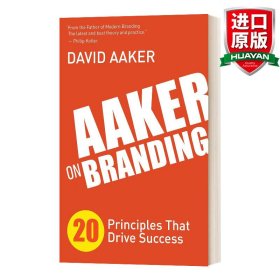 英文原版 Aaker on Branding: 20 Principles That Drive Success 30年心血, 品牌之父艾克終于說出的品牌王道 英文版 進口英語原版書籍