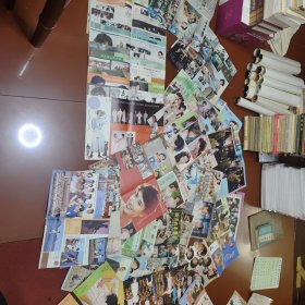 电影杂志 电视剧杂志 大众电影杂志 彩页收蔵 均全彩（八十年代刊物 年代感极佳）品佳！重二公斤！