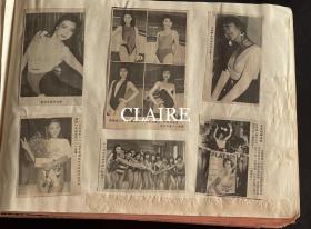娱乐剪报李嘉欣、陈淑兰88年选美、王祖贤、翁静晶、郭锦恩8开剪报1页
