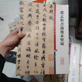 彩色放大本中国著名碑帖：赵孟頫书前后赤壁赋