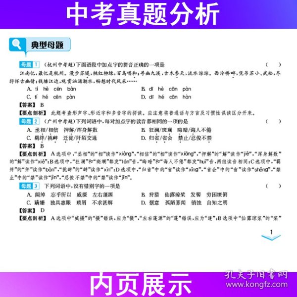 学霸必刷题·中考语文