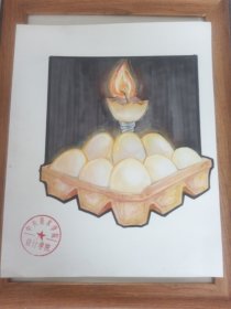 卡纸！纯手绘/买家自鉴水彩画25+25cm,不含框