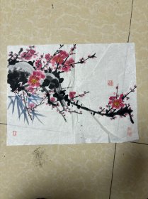 国画一张   保真 约1.5平尺   19