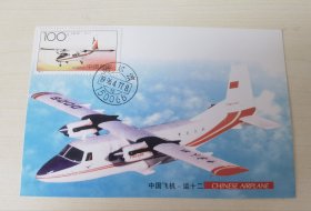 “中国飞机”邮票极限片