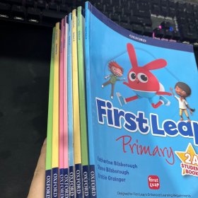 FirstLeap Primary （Studentbook 1A.1B.2A.2B+workbook1A.1B.2A.2B）8册合售有笔记