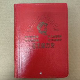 老日记本，毛主席万岁日记，1968年
只写一页，品相好，完整无缺页