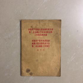 中国共产党第八届全国人民代表大会第二次会议关于中央委员会的工作报告决议