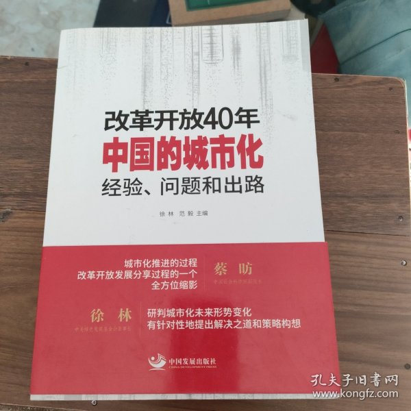 改革开放40年中国的城市化：经验、问题和出路