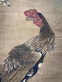 崔白大吉图，（有提拔）45x98cm