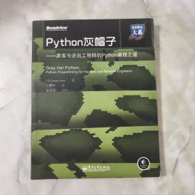 Python灰帽子：黑客与逆向工程师的Python编程之道 正版书籍 当天发货 高温消毒 实物拍摄