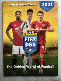 帕尼尼 Panini 2021 FIFA365足球贴纸 空白册 官方收藏册 意大利正版 欧冠 国家队 球星册 现货 封面折痕处较多 C罗 拉什福德 莱万多夫斯基 哈兰德 马内