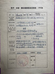 吉林省美术家协会理事、四平市美术家协会主席邓文欣，吉林省美术家协会理事、原四平书画院院长王伟，吉林省美术家协会理事、四平市美术家协会副主席、四平师范学院艺术系主任王警钟，吉林省书法家协会副主席、吉林省青年书法家协会副主席、四平市书法家协会副主席兼秘书长薛军，吉林省美术家协会理事徐林森，四平市书画院副院长董才等填写中国书画函授大学四平分校教师呈报表12份。