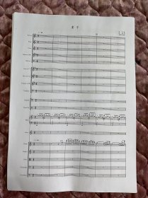 妻子（管弦乐伴奏总谱）刘青 作曲（管弦乐总谱）音乐资料/A4纸样，文件袋装（纸质乐谱¥32/Sibelius工程文件¥160）