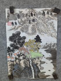 手绘山水画11