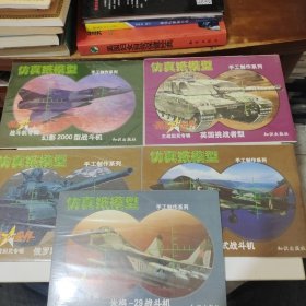 仿真纸模型 手工制作系列（一共5本合售）