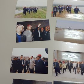 老照片视察水利照片27张原江苏省政协主席黄莉新等