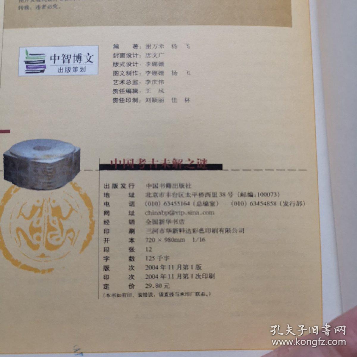 中国考古未解之谜：彩图版