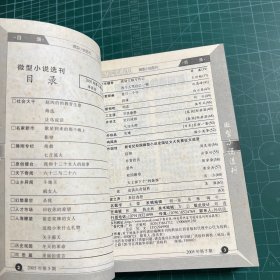 微型小说选刊2005.1-3.5-12（11册合售）