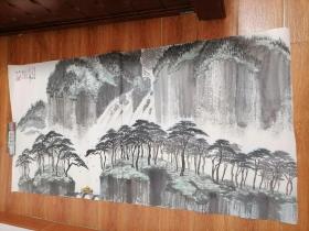 名人刘检清国画（六十二）130cmx70cm