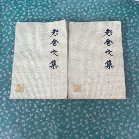 老舍文集 第4 5卷 合售
