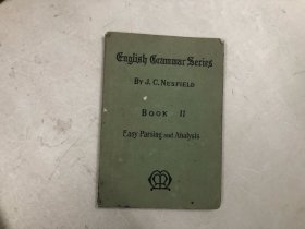 (民国1922年出版 32开) Englisb Grammar Series BOOK II:Easy Parsing and Analysis 英语语法系列第二册：简易语法分析