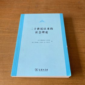 二十世纪以来的社会理论【实物拍照现货正版】