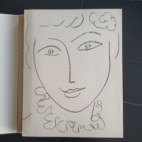 特稀少 MATISSE 马蒂斯肖像画作品集 1954年出版 限量2850 内含一张原作石版画