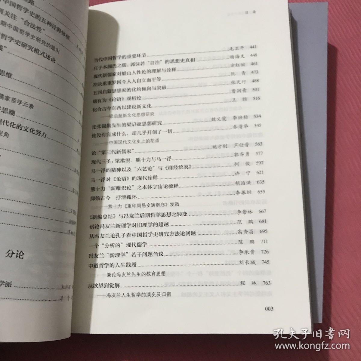 中国现代哲学史论（上、下）