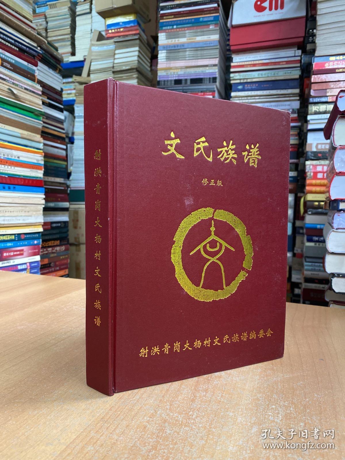 射洪青岗大杨村 文氏族谱 修正版（大16开精装本）