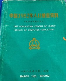 中国1982年人口普查资料