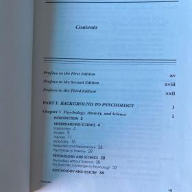 A History of psychology main currents in psychological thought thoughts英文原版精装