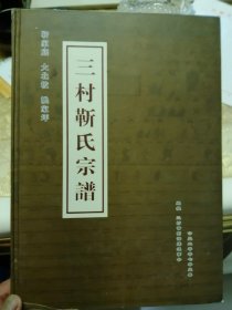 靳家底，大北坡，姚家坪【三村靳氏宗谱】精装本