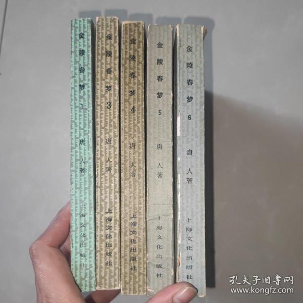 金陵春梦  一 ， 三，四，五，六，（共5册合售） 缺第二集