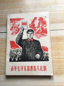 高举毛泽东思想伟大红旗----（封面林彪手举主席著作）内页有毛林像 大16开