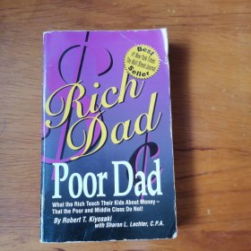 Rich Dad, Poor Dad 富爸爸穷爸爸【 正版品好 轻微红笔划线 】