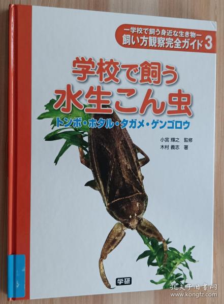 日文书 飼い方観察完全ガイド　学校で飼う身近な生き物　３  学校で飼う水生こん虫　トンボ・ホタル・タガメ・ゲンゴロウ  飼い方観察完全ガイド ３  木村義志／著　小宮輝之／監修