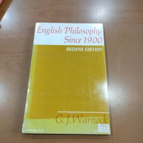 English Philosophy Since 1900 SECOND EDITION