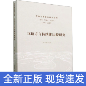 漢語(yǔ)方言持續(xù)體比較研究