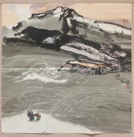 著名画家陆天宁山水画精品