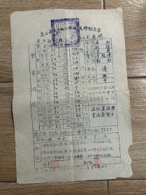 民国32年，昆山县立培本小学，成绩报告单