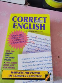 CORRECT ENGLISH