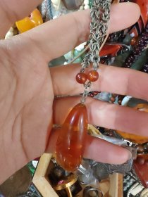 天然琥珀 波罗的海原场地 手工打造链子