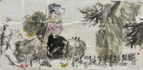 王志华，当代中国水墨人物画领域的代表性画家 ，1964年生于河北辛集，1985年毕业于河北大学工艺美术学院后，先后进入中央美术学院中国画系（1997年）和北京画院国画高研班（1999年）深造 ，师承国画大师石齐先生 。其作品融合传统笔墨与现代构成，以写意人物画见长，作为北京京都画院院长，曾于2021年在首尔举办中国水墨人物画领域首个海外个展