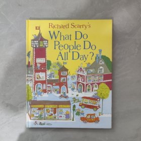 Richard Scarry's What Do People Do All'Day? 斯凱瑞童書：忙忙碌碌鎮(zhèn)