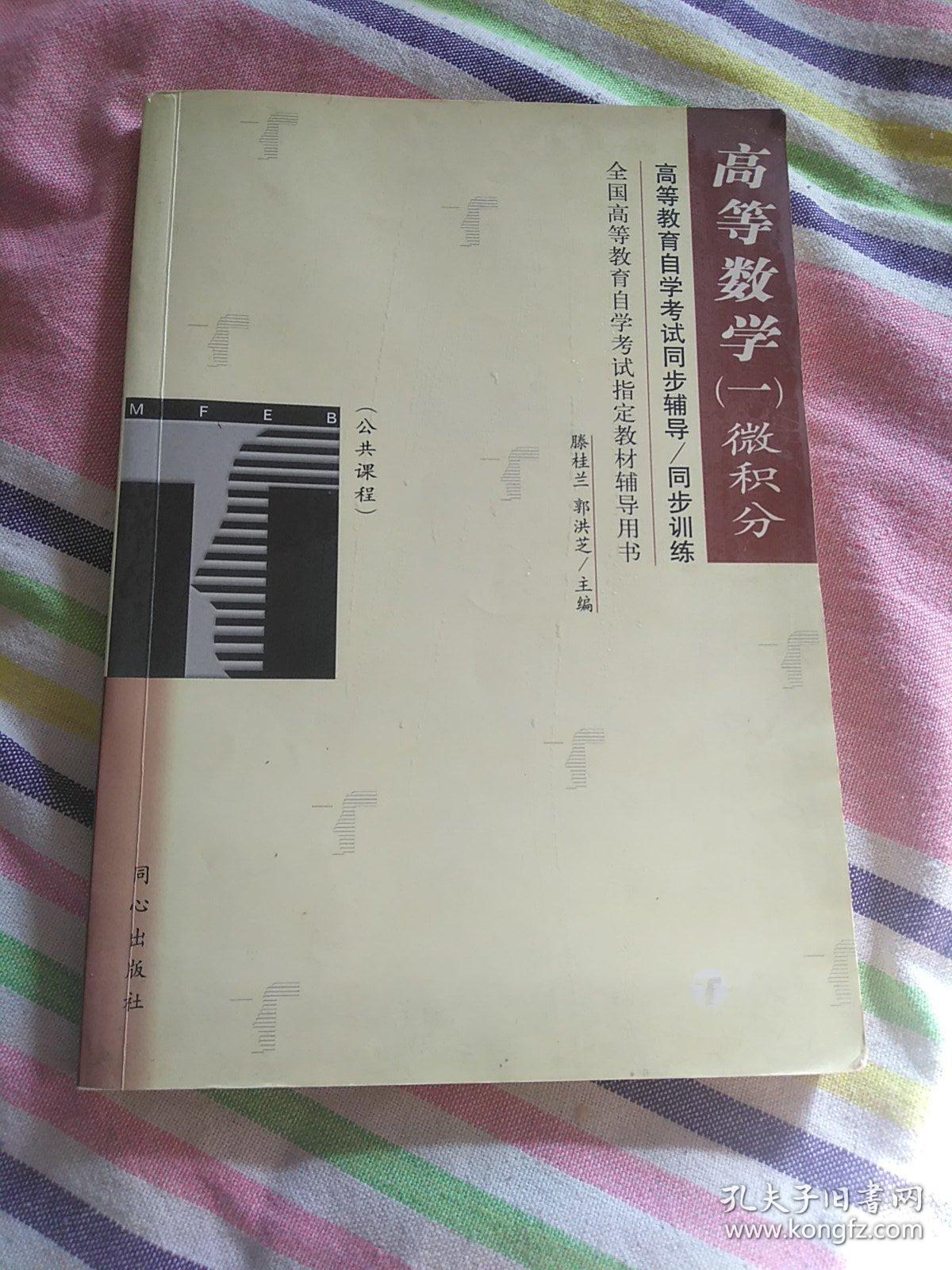 高等数学（一）微积分——高等教育自学考试同步辅导/同步训练