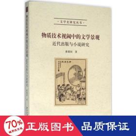 物质技术视阈中的文学景观：近代出版与小说研究