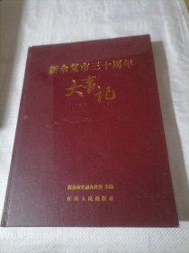 新余复市三十周年大事记 （1983-2013）