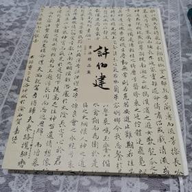 许伯建书法精品集