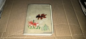 老日记本 封面金鱼图案【内写有某人八十年代的日记】